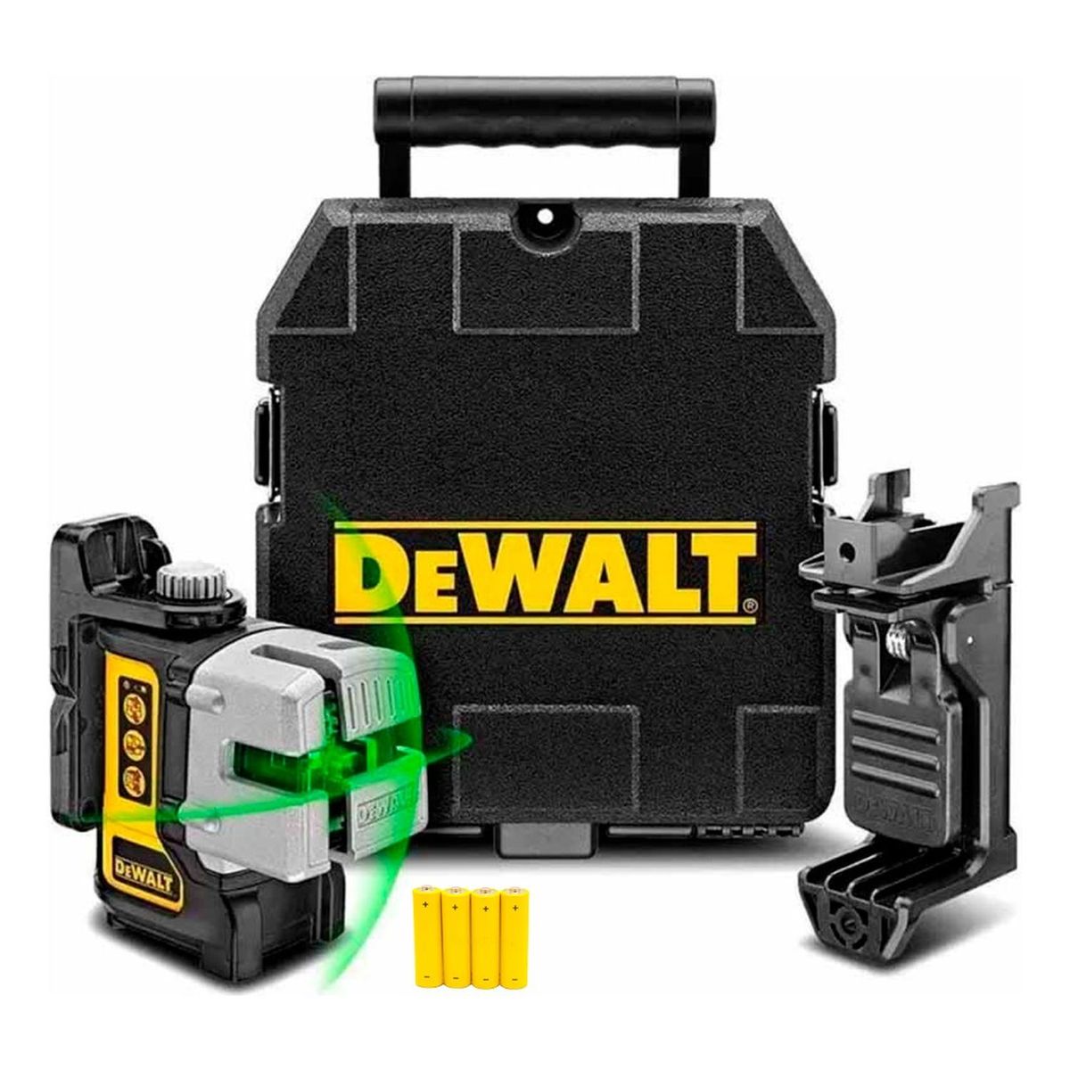 DEWALT - Nivel Láser Dewalt Dw089cg De 3 Líneas Verdes 20 Metros