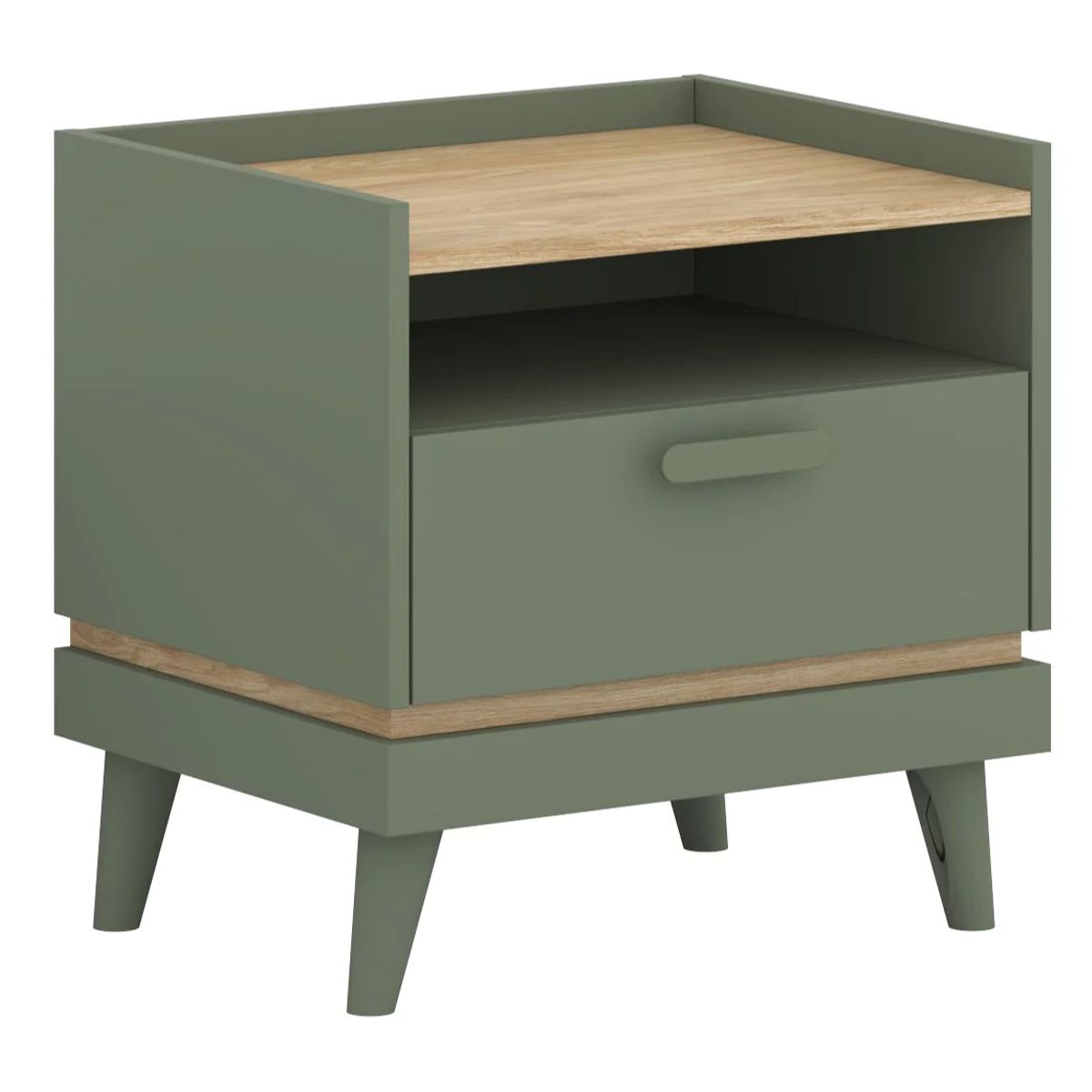 STARHOME - Velador Moderno Starhome Dance Verde y Roble