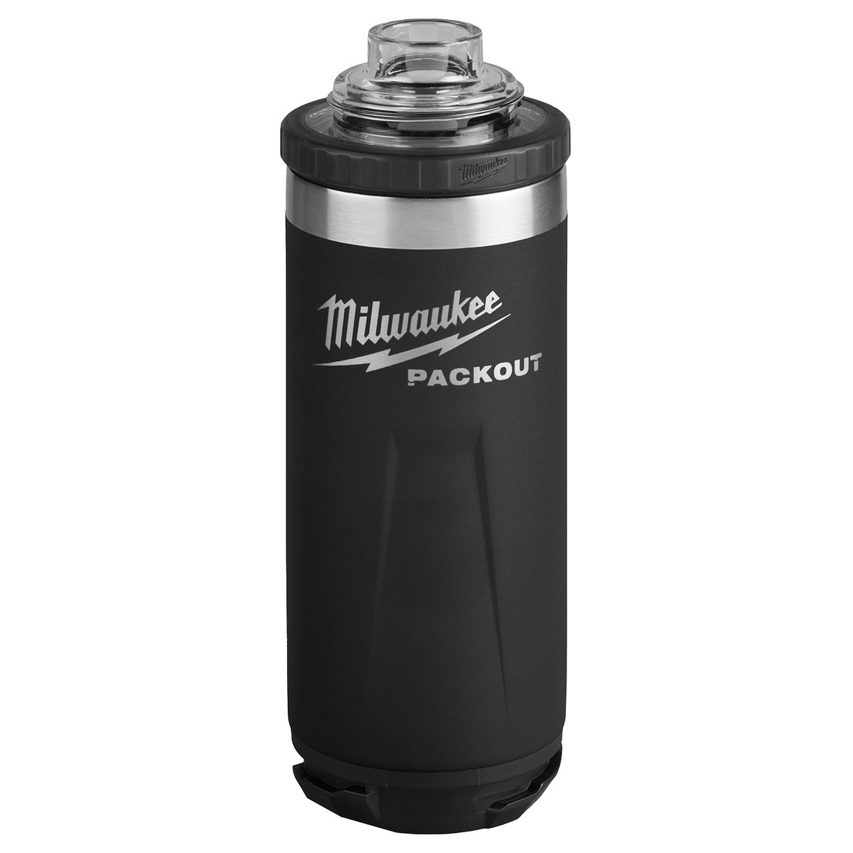 Milwaukee - Botella PACKOUT™ de 532 ml con tapa negra 48-22-8382B MILWAUKEE