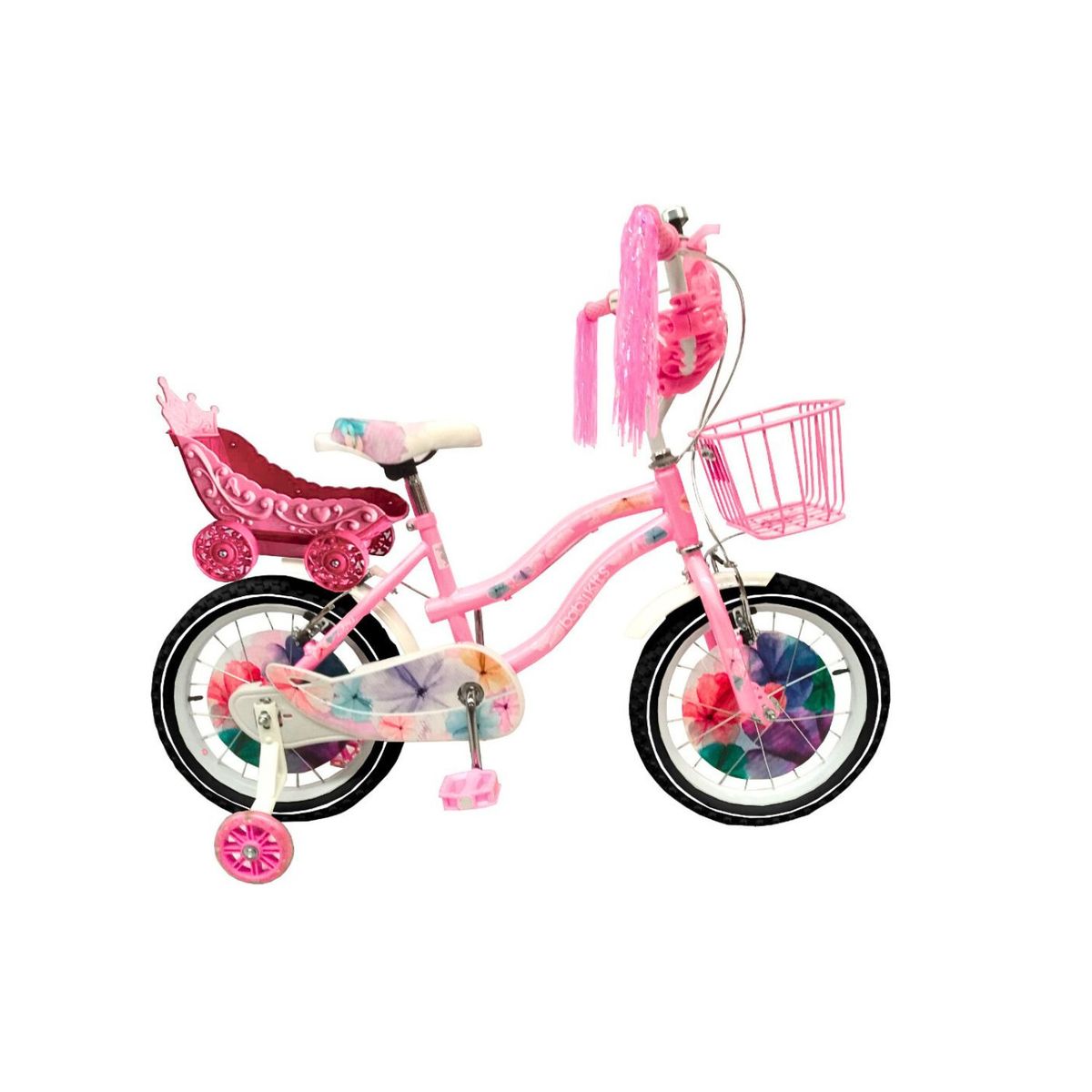 BABY KITS - Bicicleta BK Bike Girls aro 16 Rosado