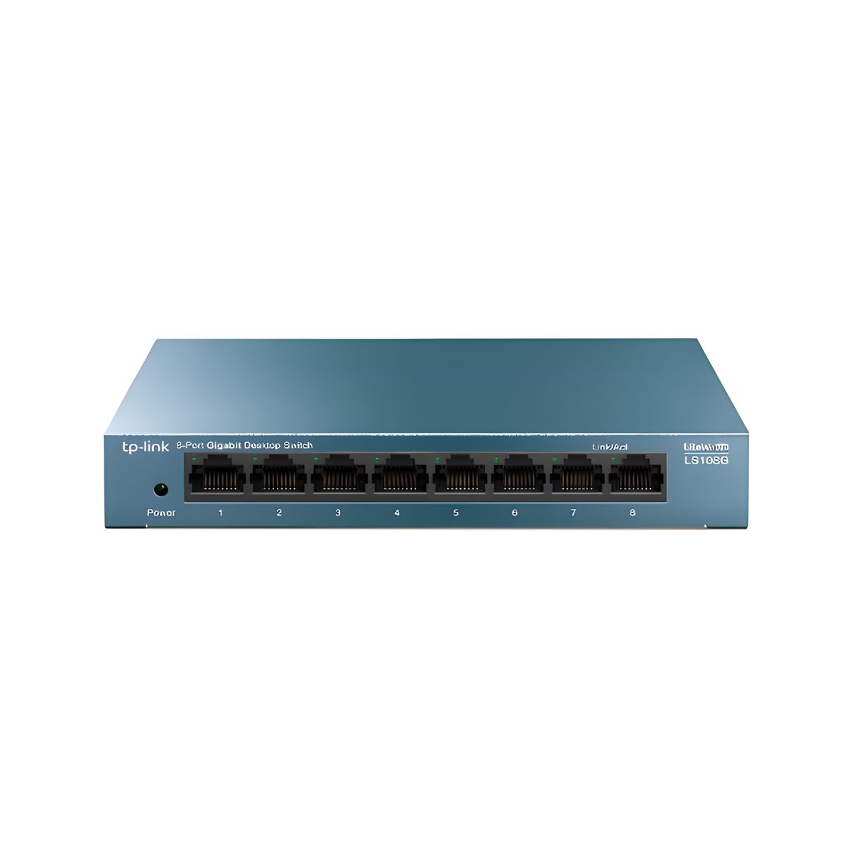 TP LINK - SWITCH TP-LINK LS108G V4 8 PUERTOS CARCASA METALICA - P/N: TL-LS108G