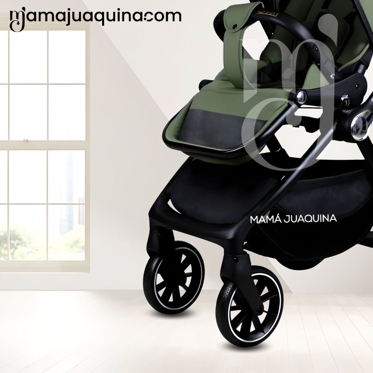 Baby - Coche de Paseo «CONNY» Edición Limitada Green