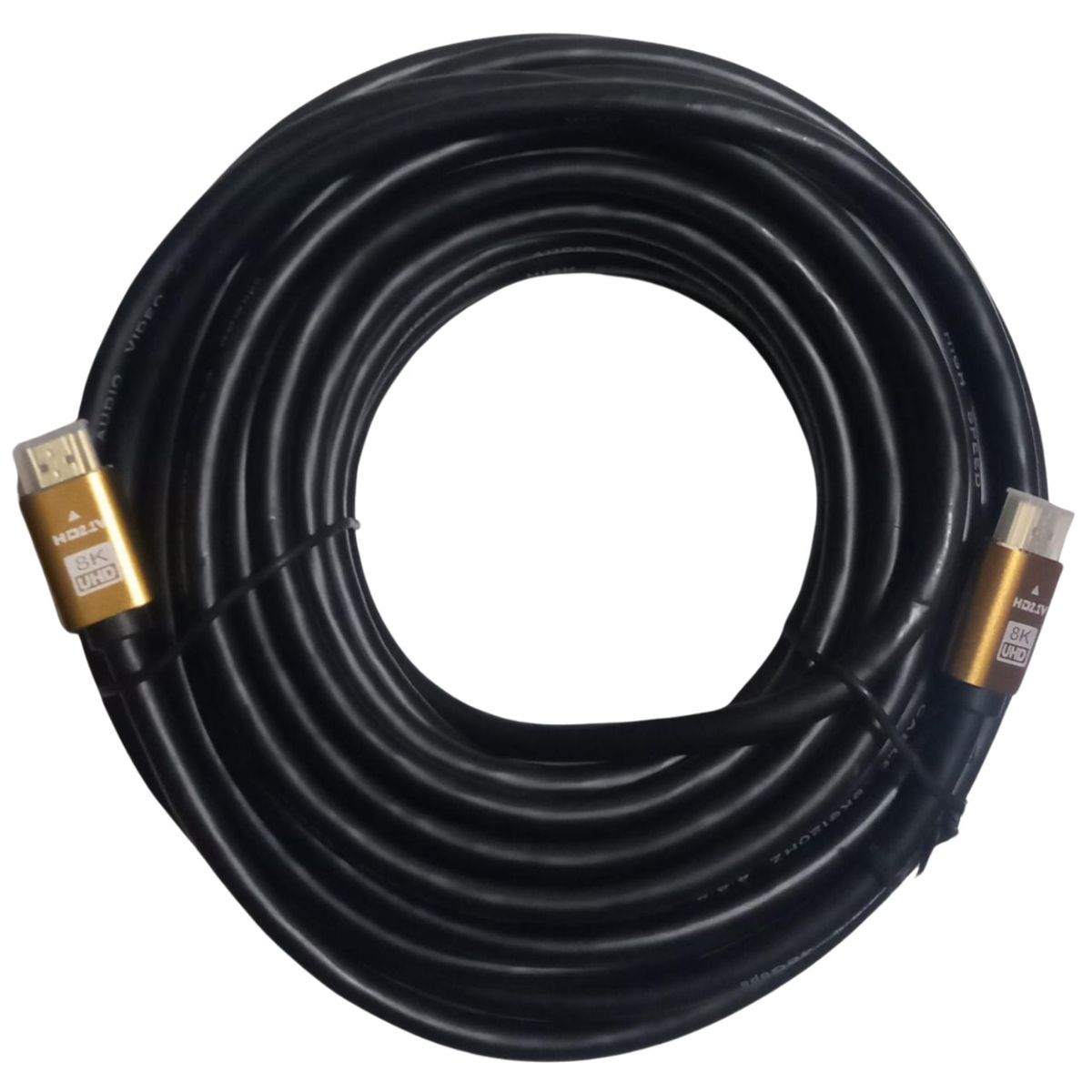 GENERICO - Cable Hdmi 8k 2.1v 10 Metros Ultra 4320p Hd 48 Gbps Pvc