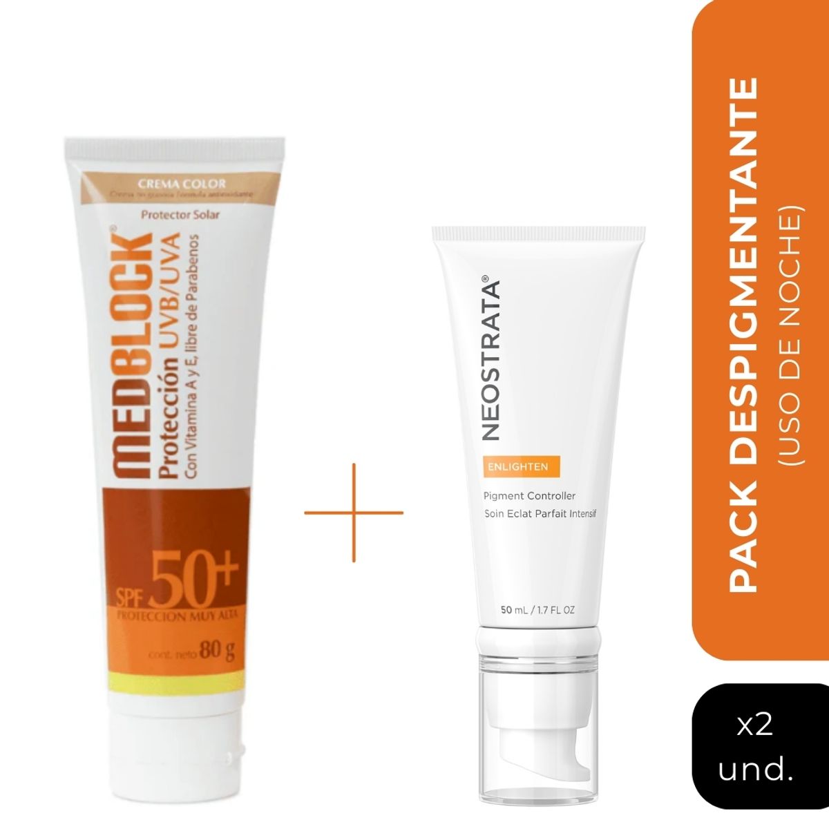 NEOSTRATA - Pack Despigmentante PIGMENT CONTROLLER Y MEDBLOCK COLOR