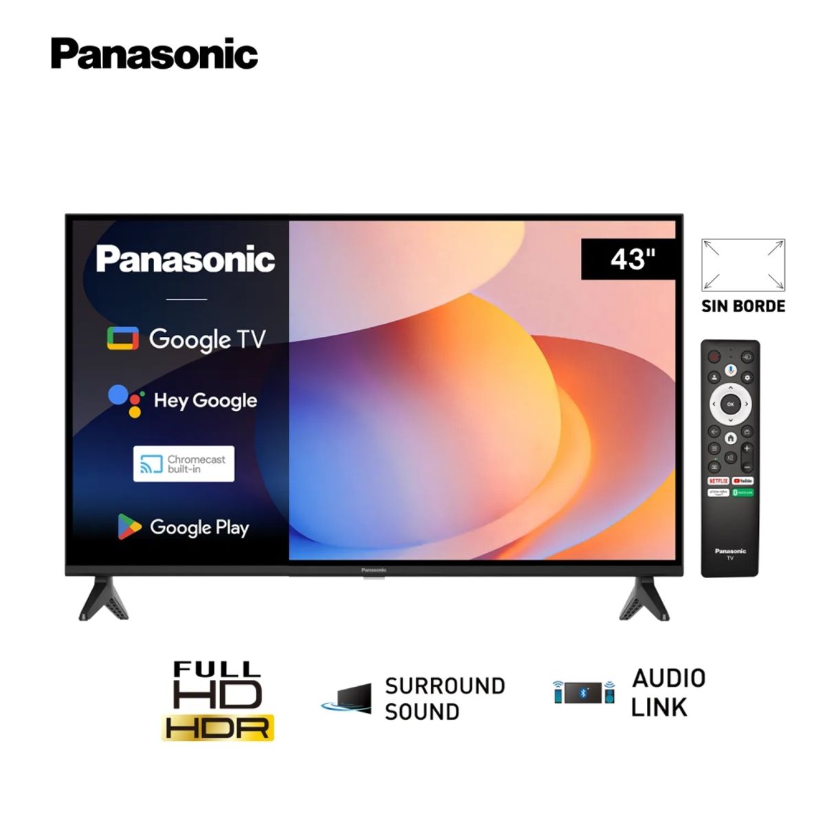 PANASONIC - Televisor 43 Led Full HD Panasonic TC-43NS600P