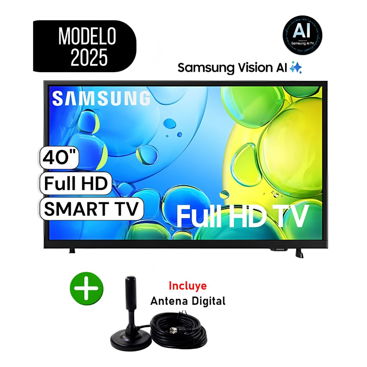 SAMSUNG - Televisor Samsung 40 UN40F6000FGXPE SMART TV FULL HD TIZEN OS