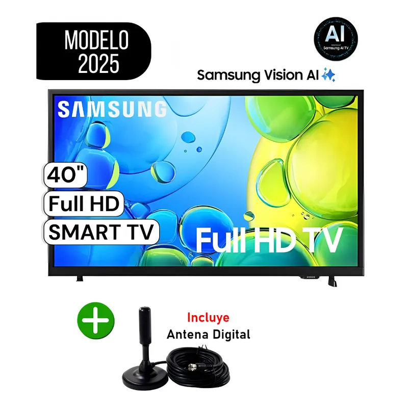 SAMSUNG - Televisor Samsung 40 UN40F6000FGXPE SMART TV FULL HD TIZEN OS