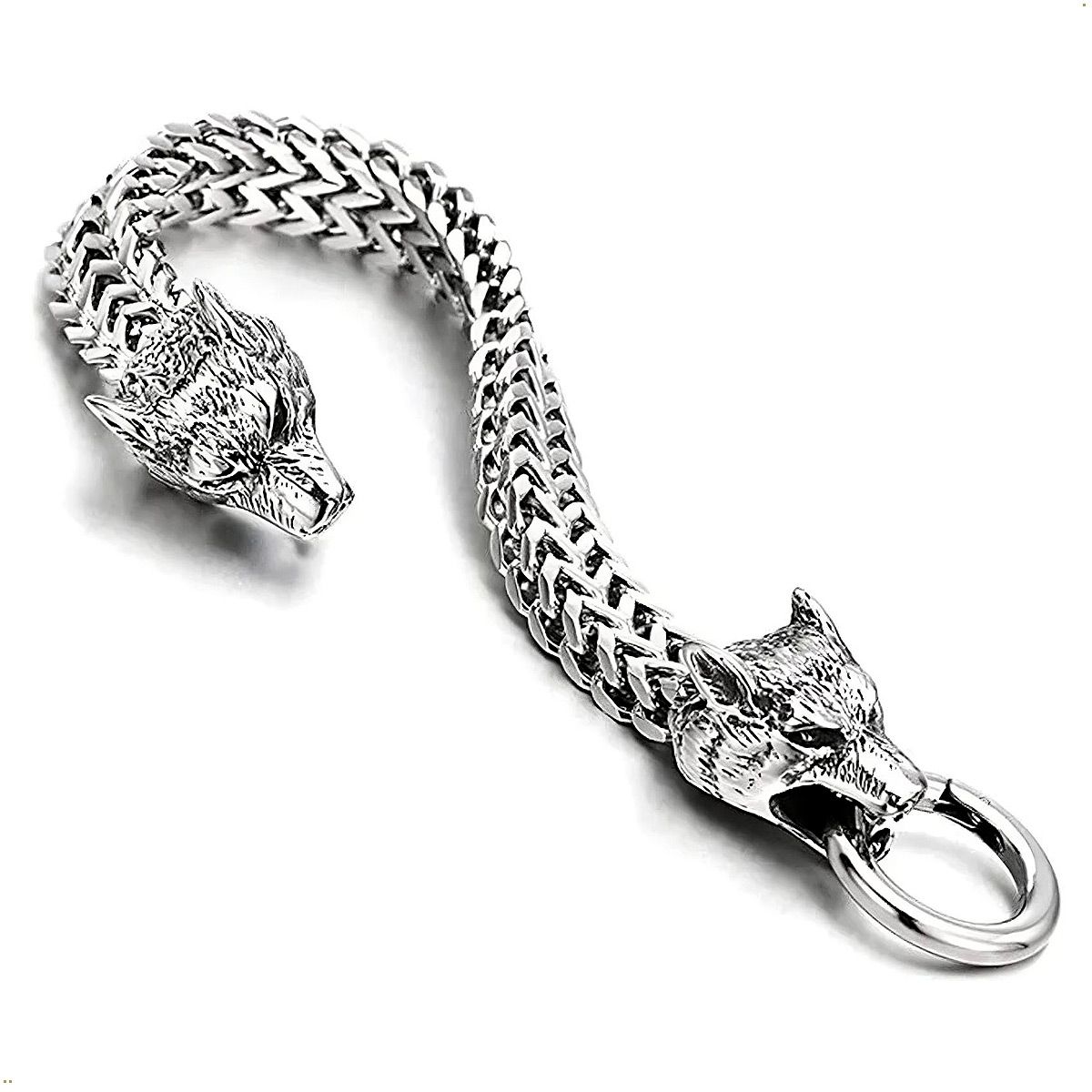 GENERICO - Pulsera Estilo Vikingo Para Hombre Plateado