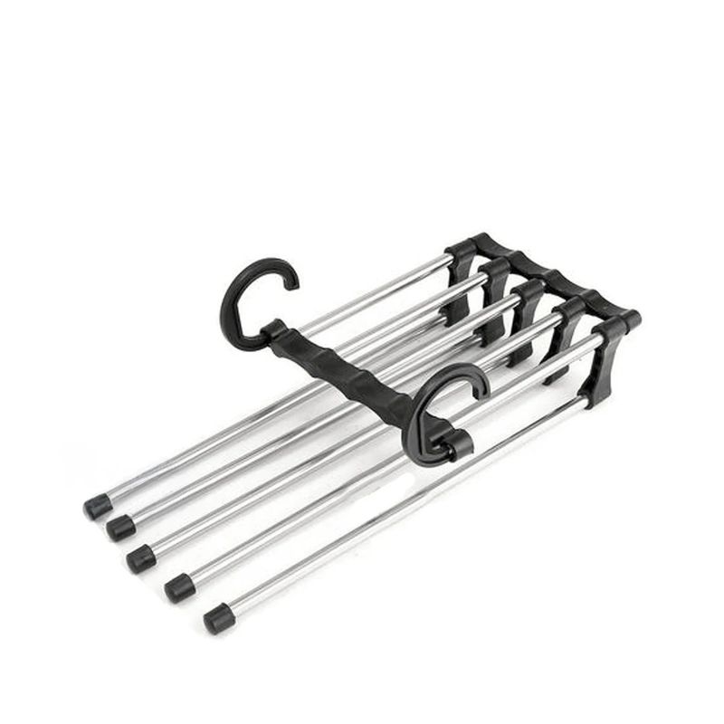 RYBIU IMPORT - Perchas Magicas para Ropa Practico y Ajustable en Negro