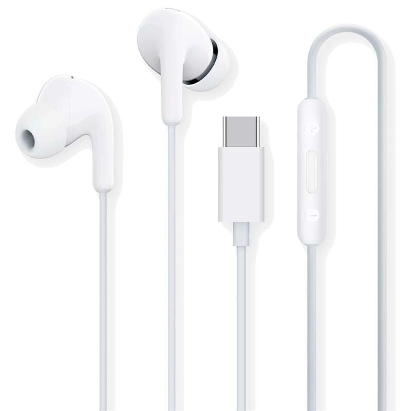 XIAOMI - AUDIFONOS XIAOMI TYPE C EARPHONES - BLANCO