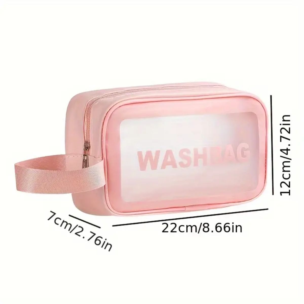 INSPIRA MARKET - Estuche bolso neceser grande para cosmeticos impermeable con asa