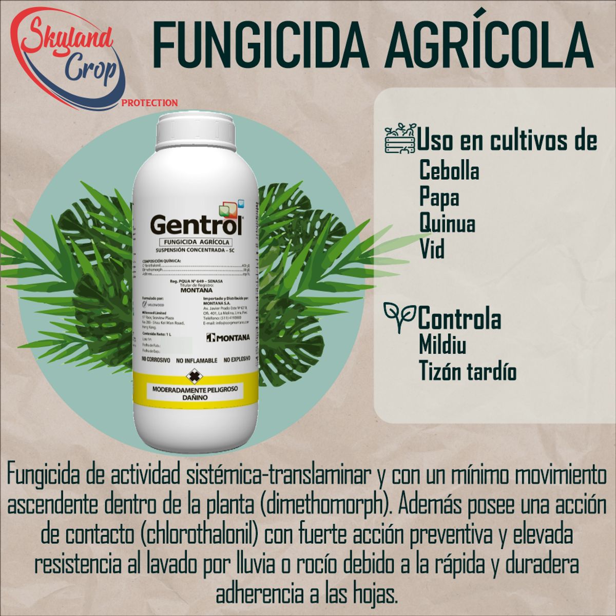 GENERICO - GENTROL 1L FUNGICIDA  AGRÍCOLA