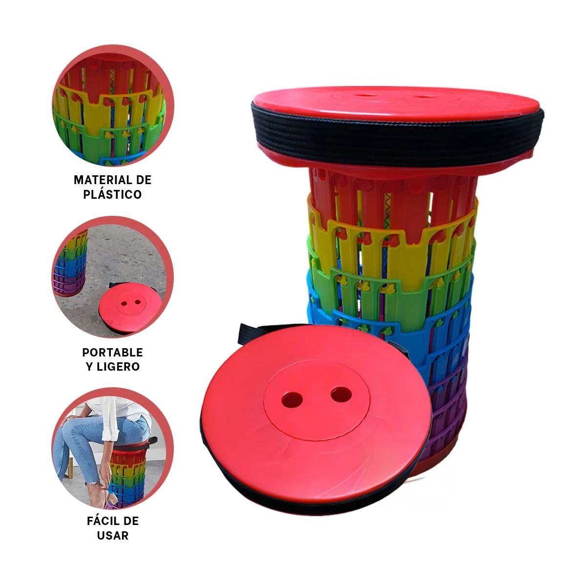 RYBIU IMPORT - Pack2 Silla de 3 Seguros con Tapa Rojo Y+Regalo Stickers