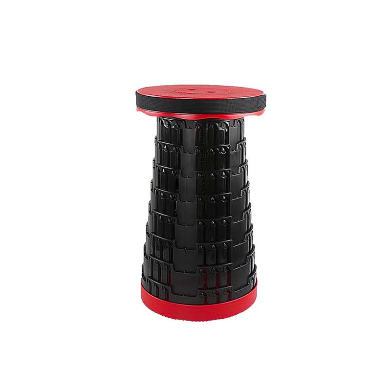 RYBIU IMPORT - Pack2 Silla Funcional Compacta y Facil de Guardar en Rojo