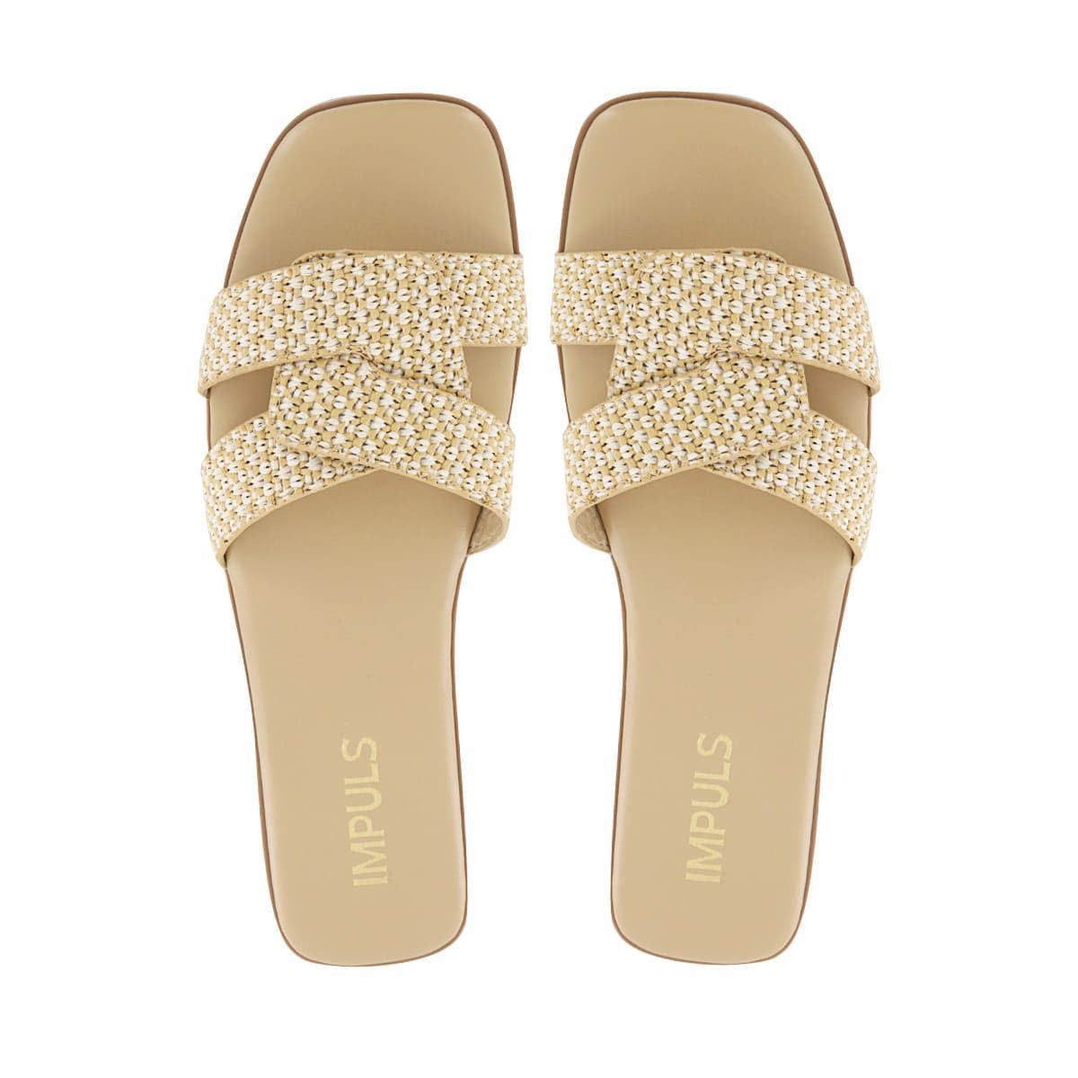 IMPULS - Sandalia Flats Impuls Mujer Daira06 Beige