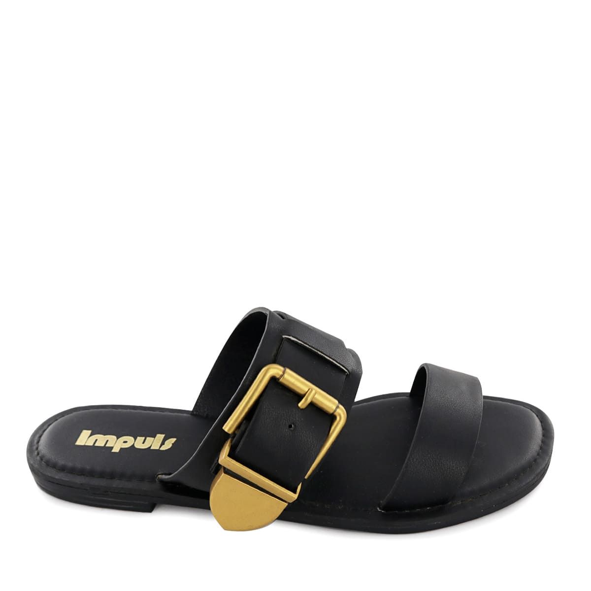IMPULS - Sandalia Flats Impuls Mujer Daira07 Negro