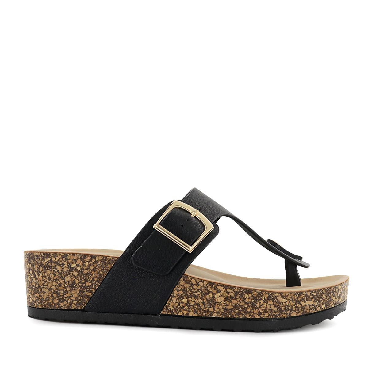 IMPULS - Sandalia Cuña Impuls Mujer Hani05 Negro