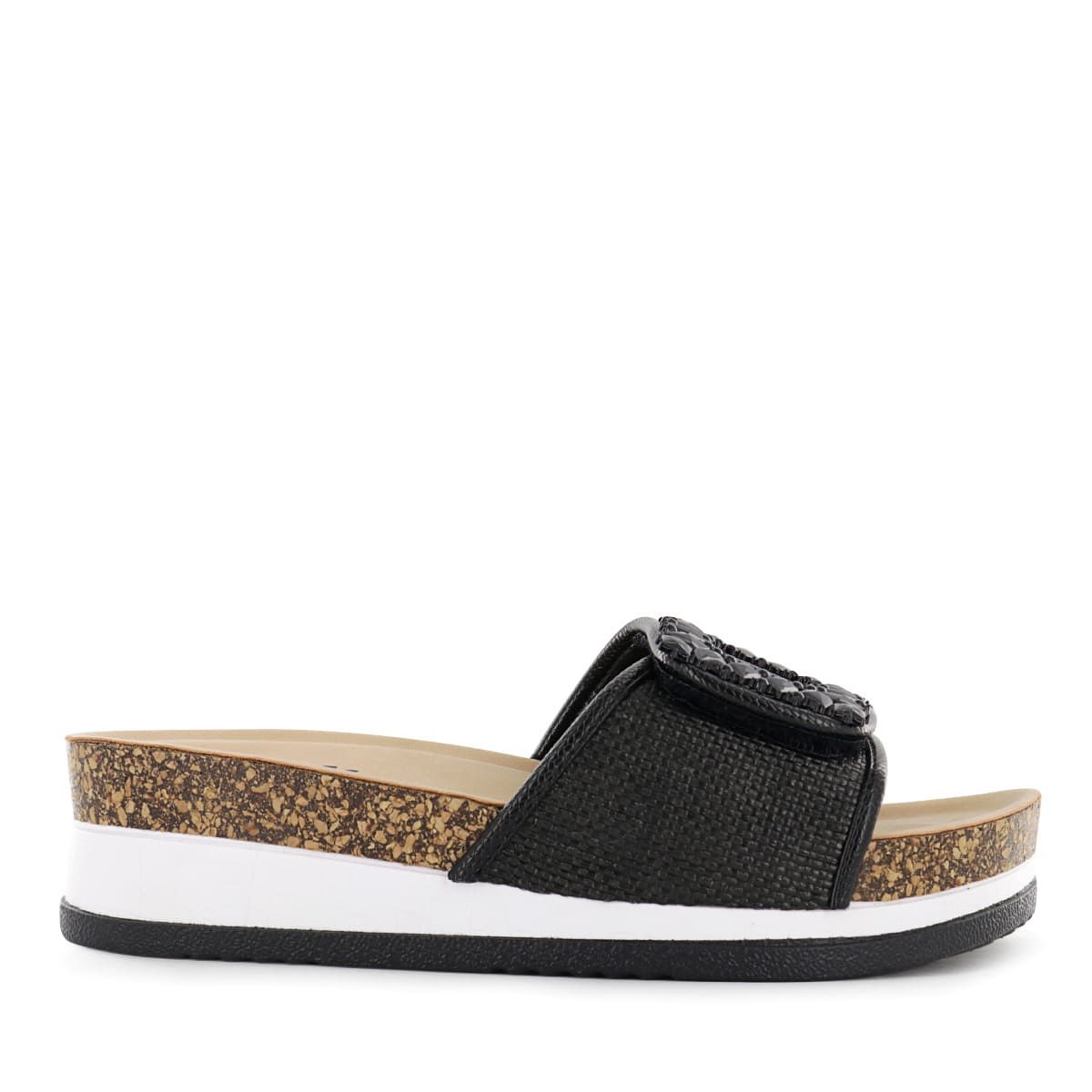 IMPULS - Sandalia Cuña Impuls Mujer Yoko25 Negro