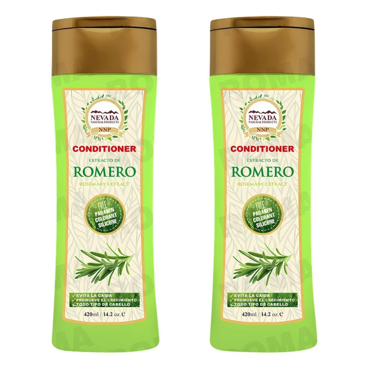 NEVADA NATURAL PRODUCTS - PACK 2 ACONDICIONADOR DE EXTRACTO DE ROMERO 420ML NEVADA