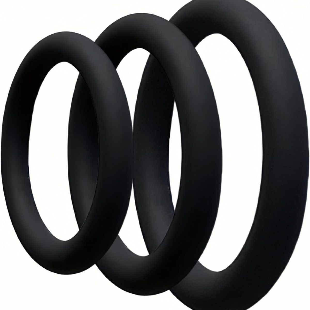 GENERICO - Anillos Para Pene Retardante Sexual Set 3 de Silicona