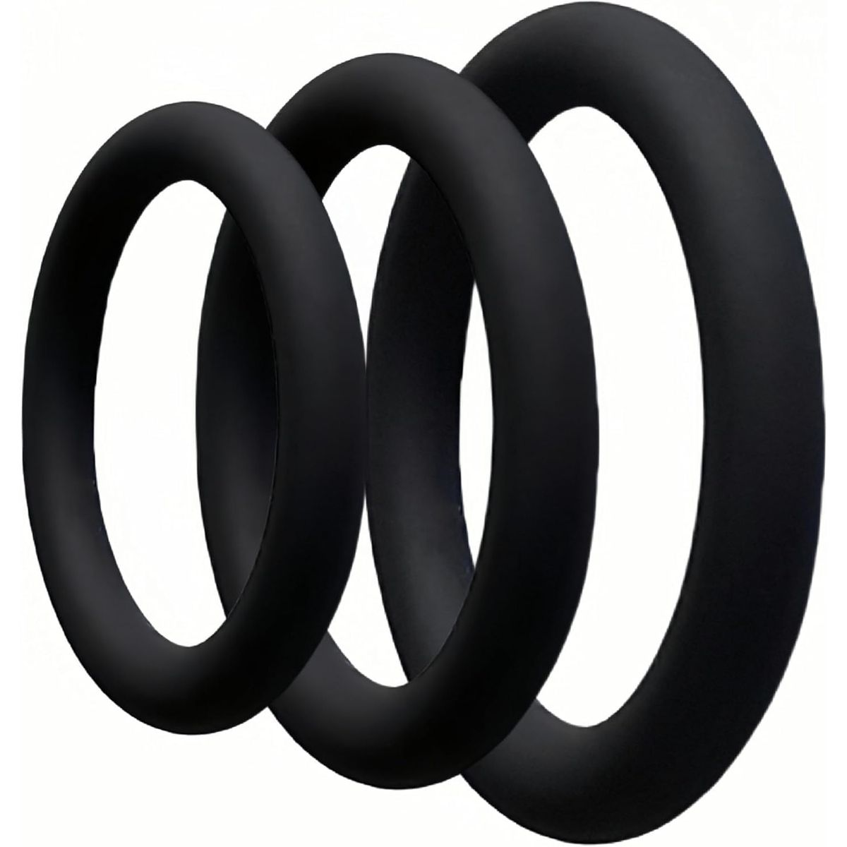 GENERICO - Anillos Para Pene Retardante Sexual Set 3 de Silicona