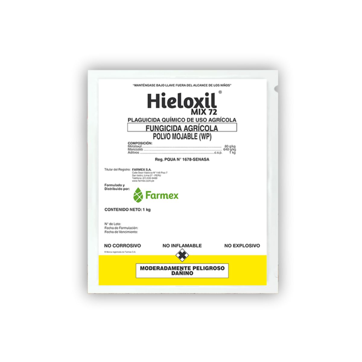 GENERICO - HIELOXIL MIX 72  1KG FUNGICIDA AGRÍCOLA