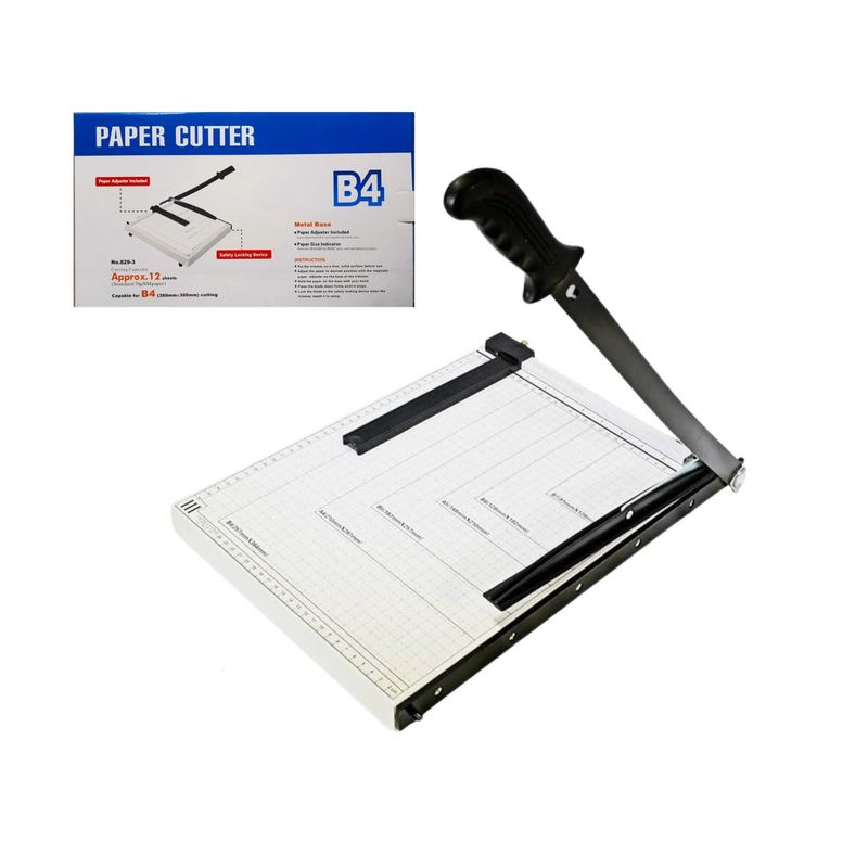 GENERICO - Cortadora De Papel Manual B4 Guillotina B4