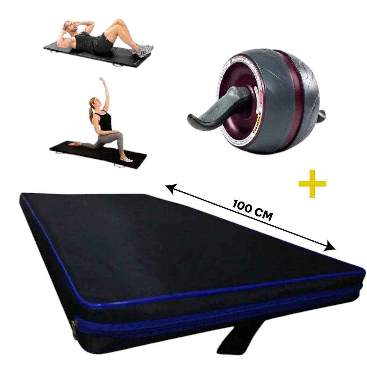 GENERICO - Rueda Abdominal Carver Cochoneta Gimnasio Fitness