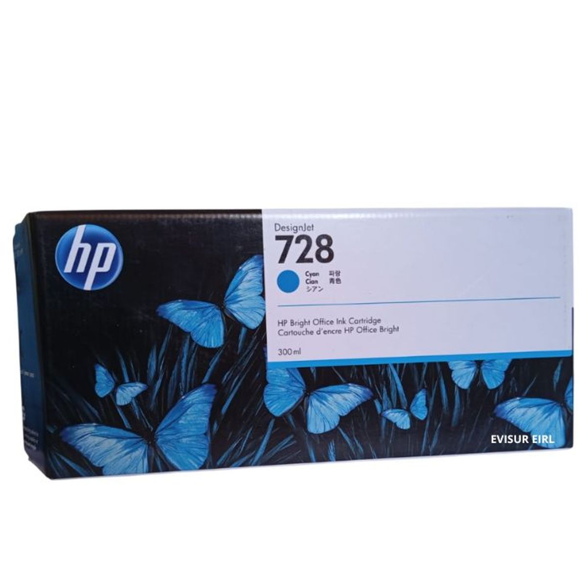 HP - TINTA HP F9K17A 728A 300ML CYAN