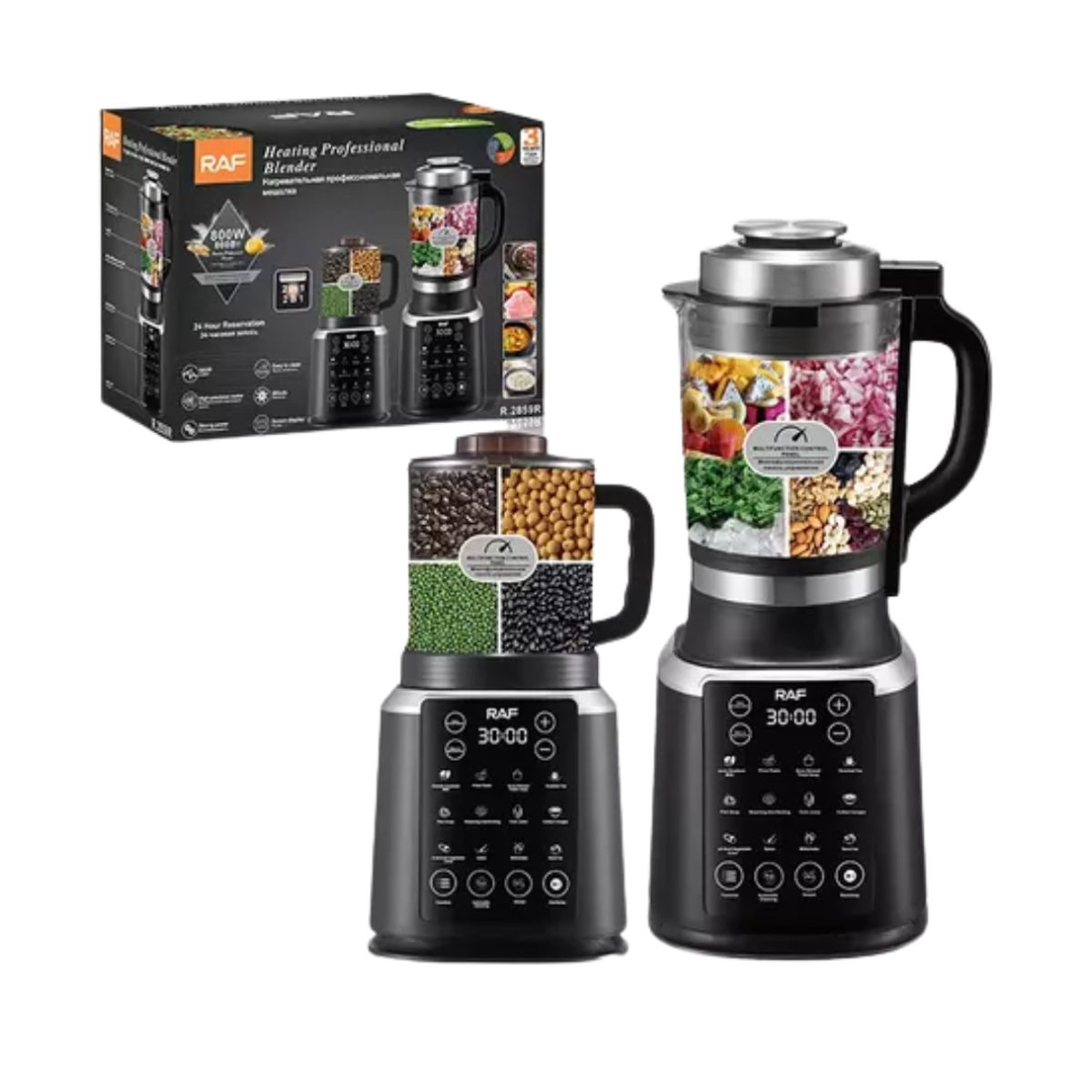 GENERICO - LICUADORA RAF SUPER POTENTE HOJAS FILUDAS