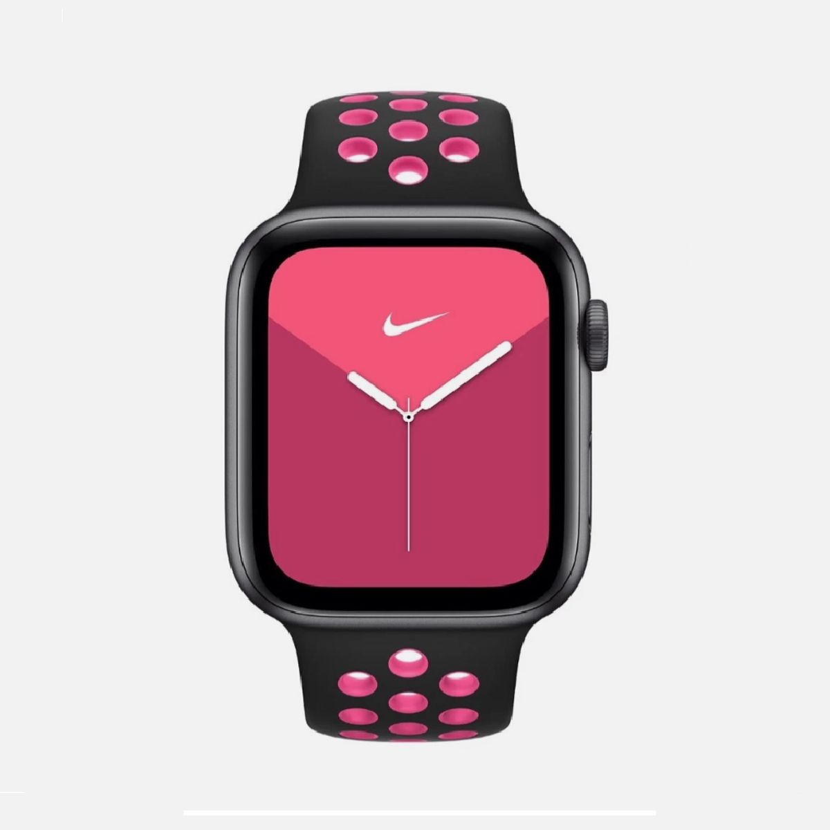GENERICO - CORREA DEPORTIVA NIKE PARA APPLEWATCH 42-44-45-49MM NEGRO-PINK