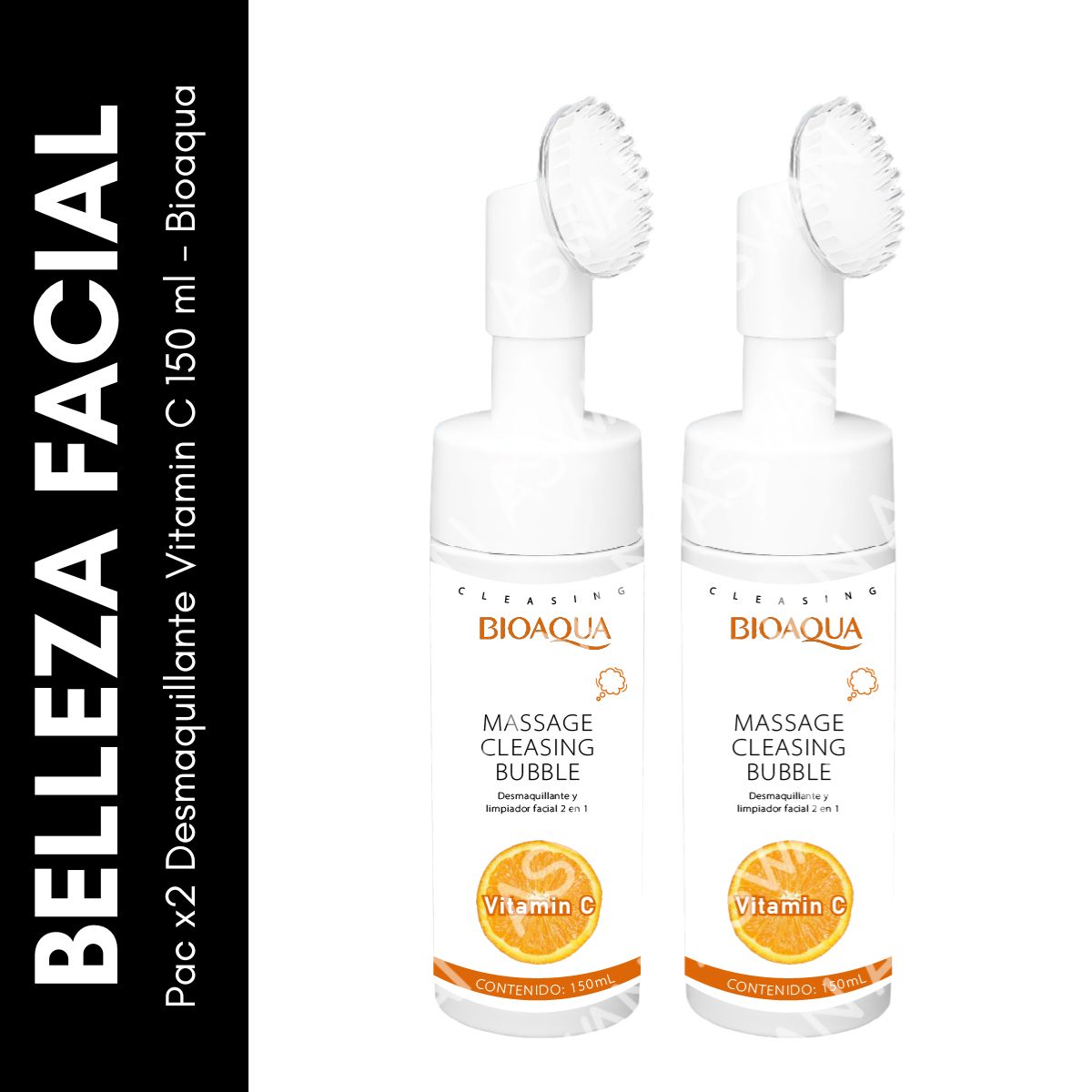 GENERICO - Pack x2 Desmaquillante Vitamin C 150 ml - Bioaqua