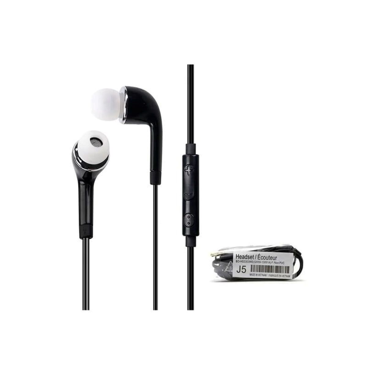 SAMSUNG - Audífonos tipo para Samsung en Chupón - Color  NEGRO