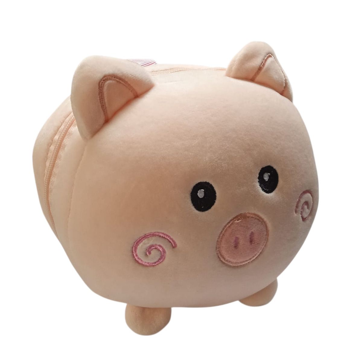 GENERICO - PELUCHE ALMOHADA DE  VIAJE CON ANTIFAZ - CERDITO