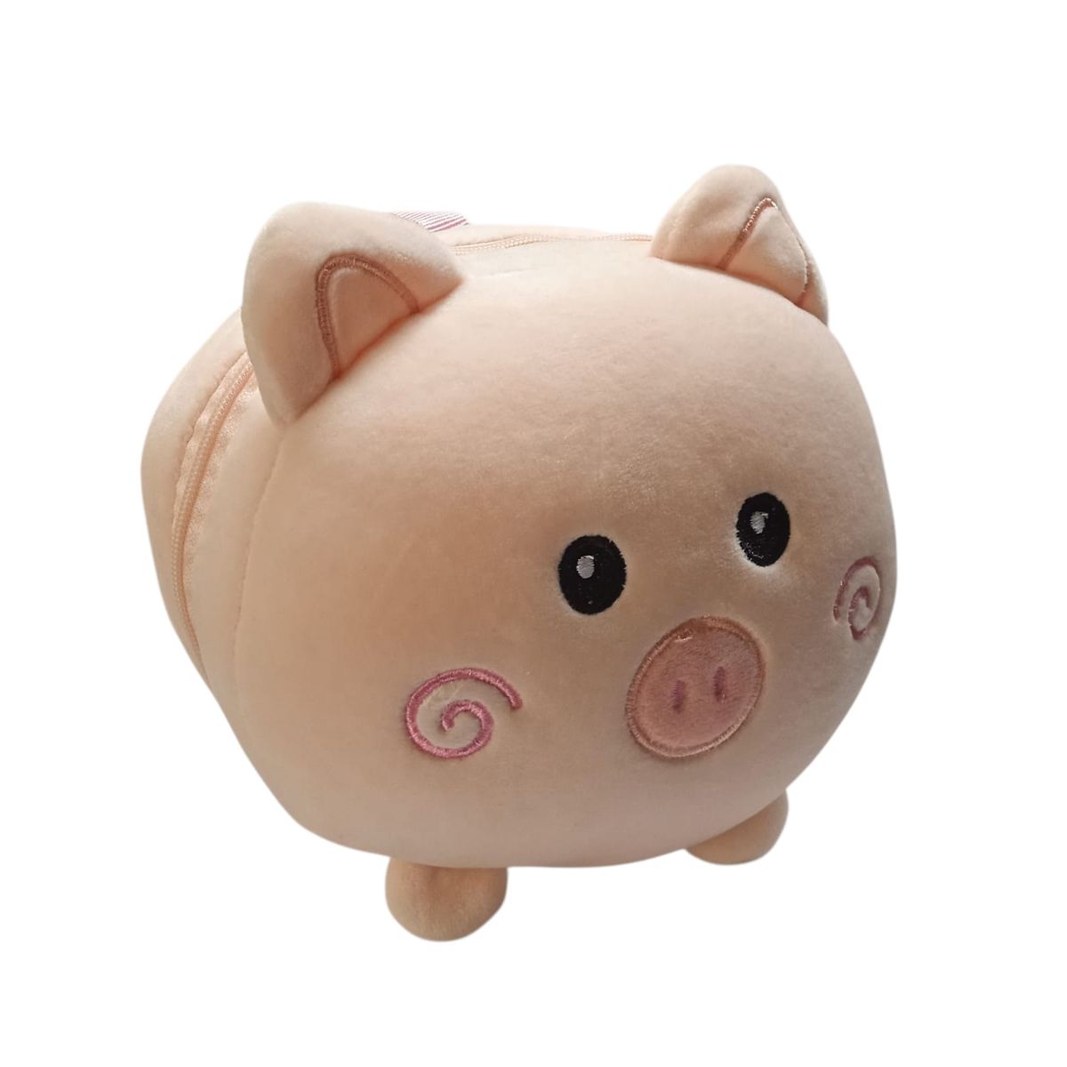 GENERICO - PELUCHE ALMOHADA DE  VIAJE CON ANTIFAZ - CERDITO