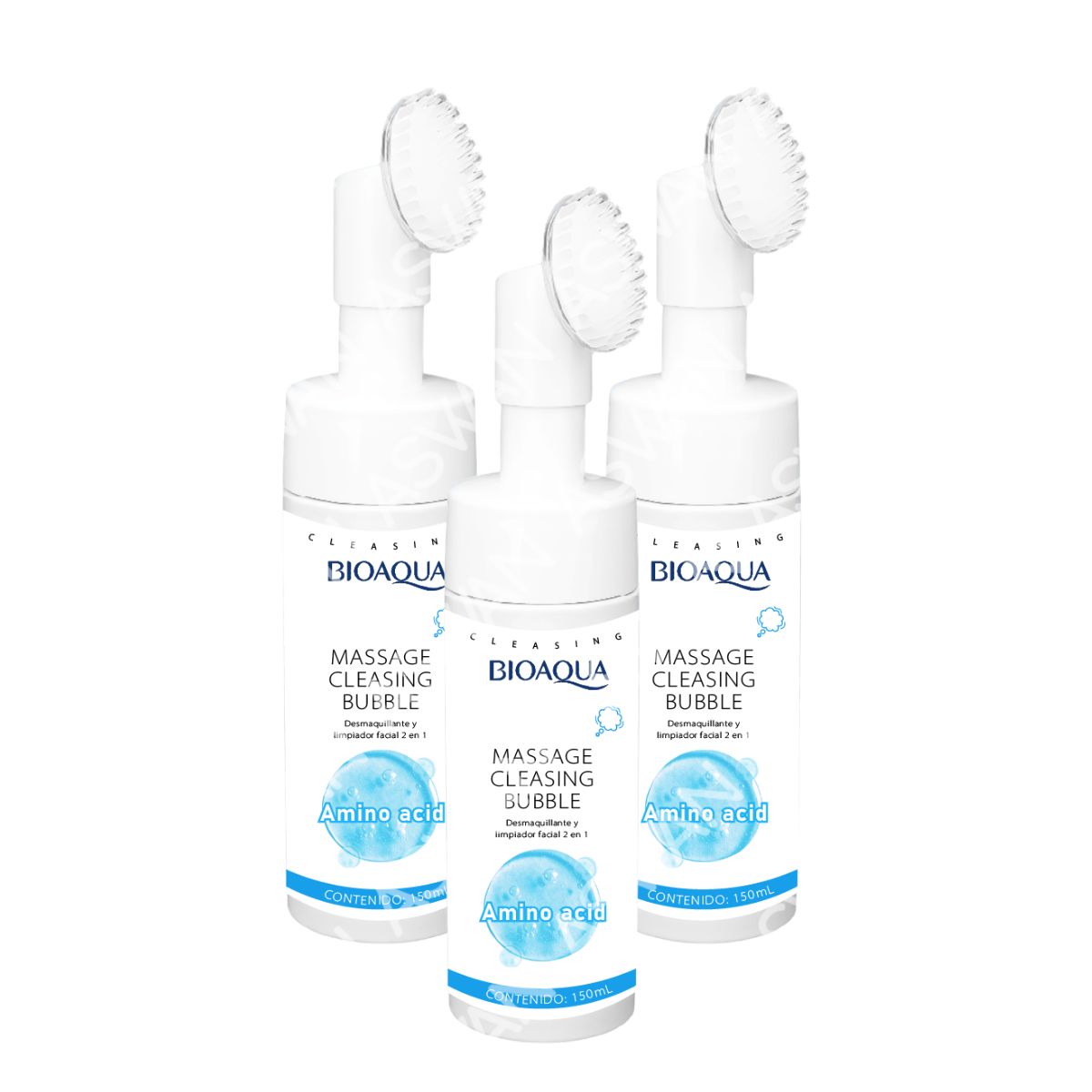 GENERICO - Pack x3 Desmaquillante Amino Acid 150 ml - Bioaqua