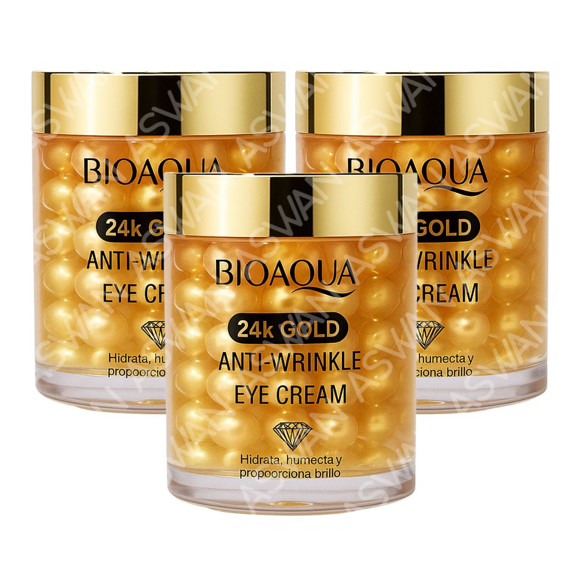 GENERICO - Pack x3 Crema Contorno de Ojos 24K Gold 60 gr - BIOAQUA