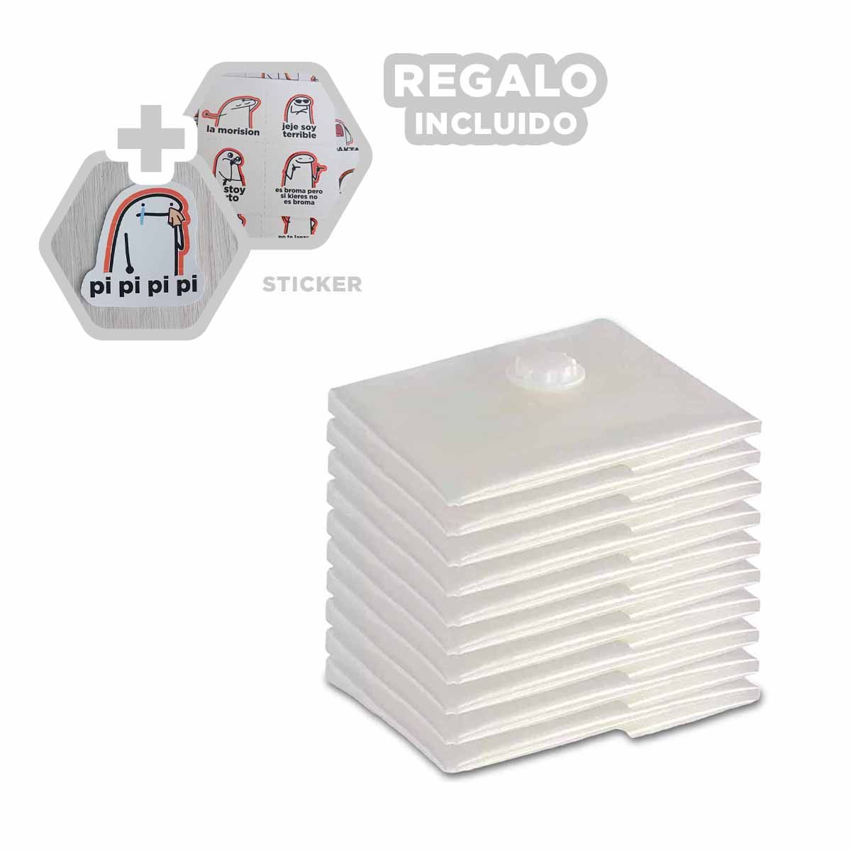 GENERICO - Bolsa Organizable 70x110 cm en Color Verde Y+Regalo Stickers