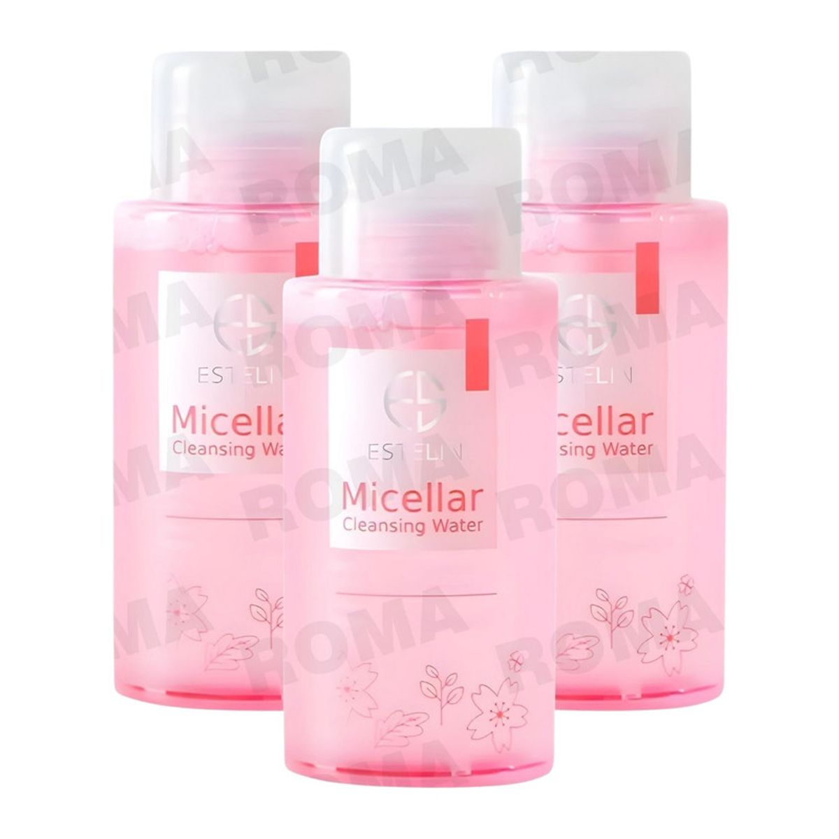 GENERICO - PACK 3 AGUA MICELAR CHERRY BLOSSOM 300ML ESTELIN
