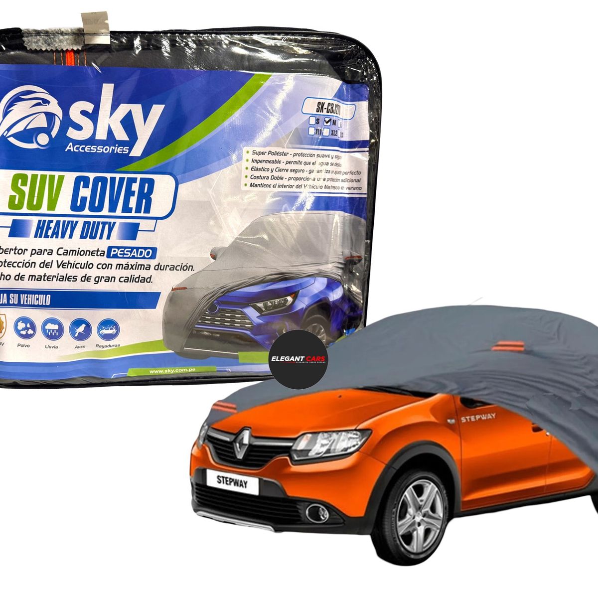 GENERICO - Cobertor premium para auto Renault Sandero Stepway 2012-2022