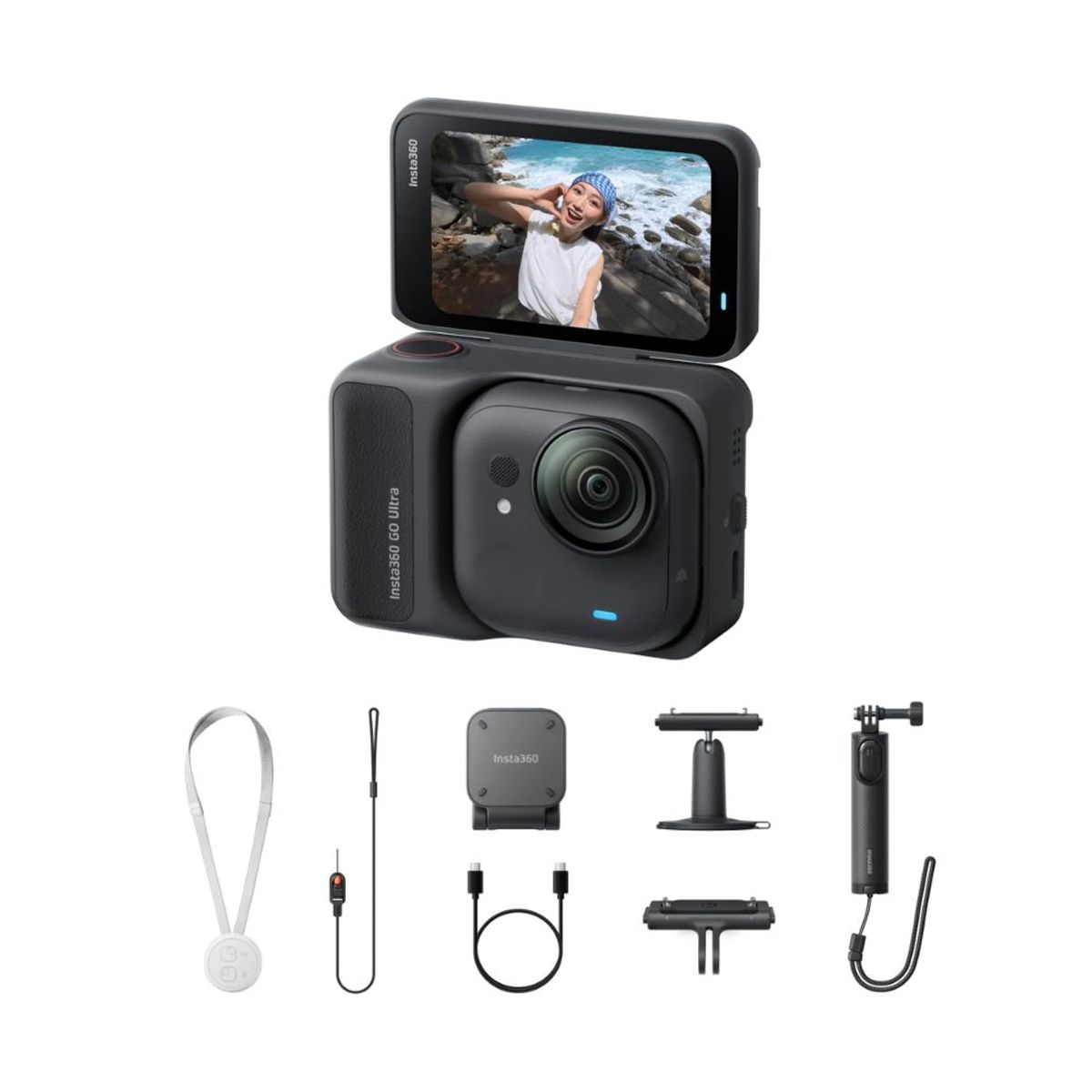 INSTA360 - Cámara Insta360 GO Ultra Creator Bundle Midnight Black