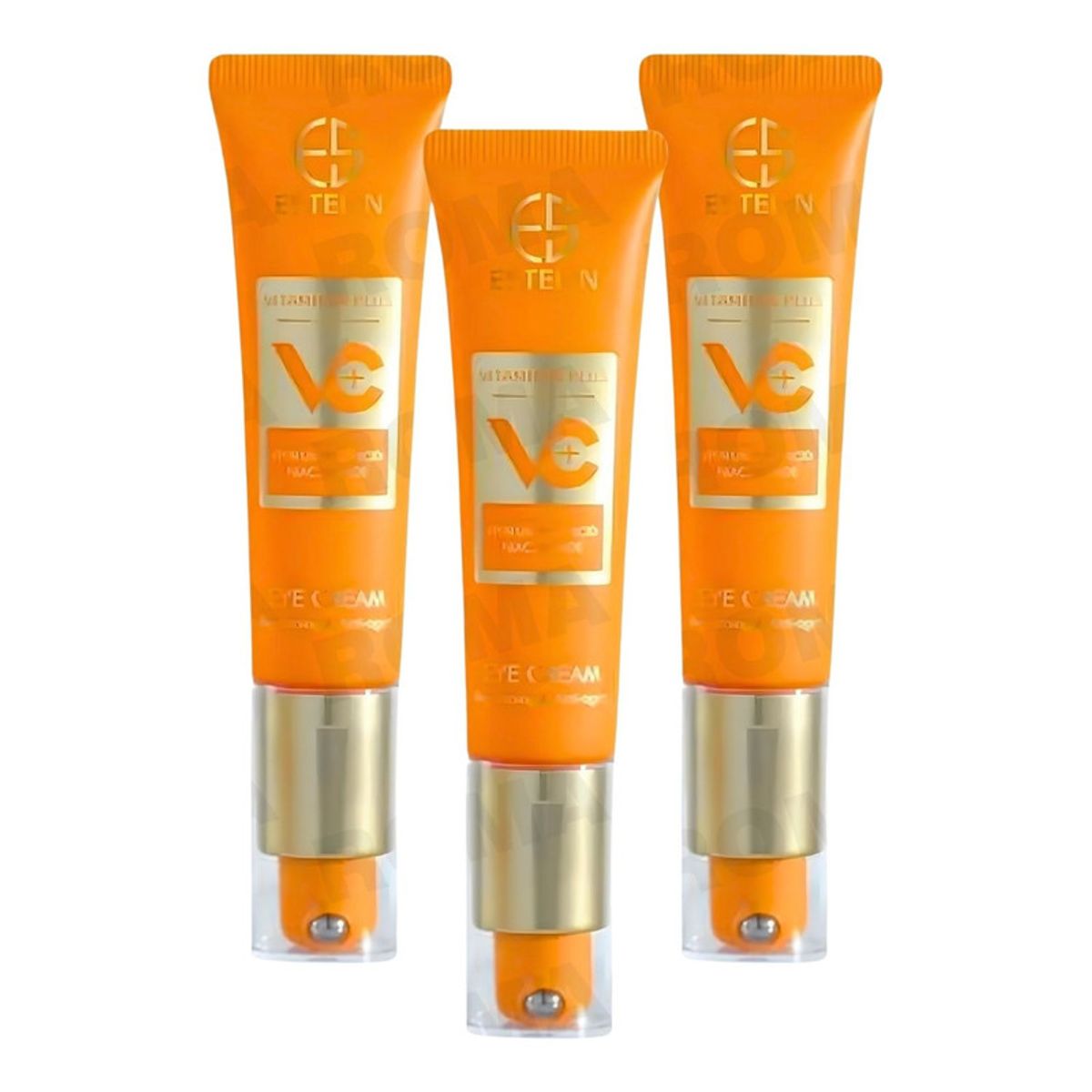 GENERICO - PACK 3 CREMA PARA OJOS VITAMINA C CON ÁCIDA HIALURÓNICO 30G ESTELIN