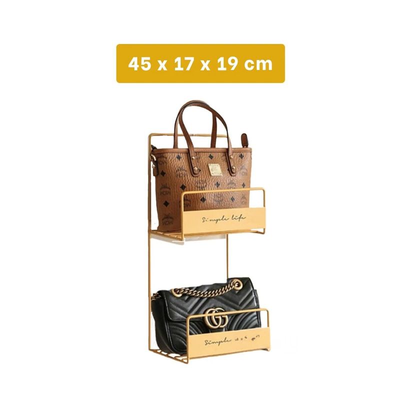 GENERICO - Pack12 Organizador para Bolsos en Amarillo Y+Papel de Regalo