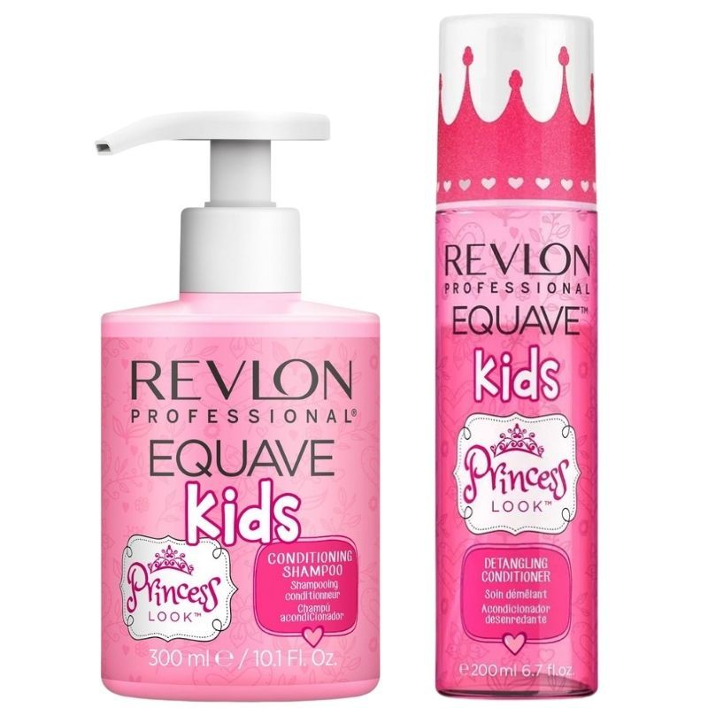 REVLON - REVLON EQUAVE KIDS DUO Princess Look Sh 300ml + Spray 200ml