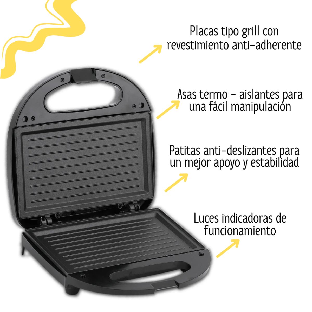 IMACO - Sandwichera Grill 02 Panes Imaco - ISG1057