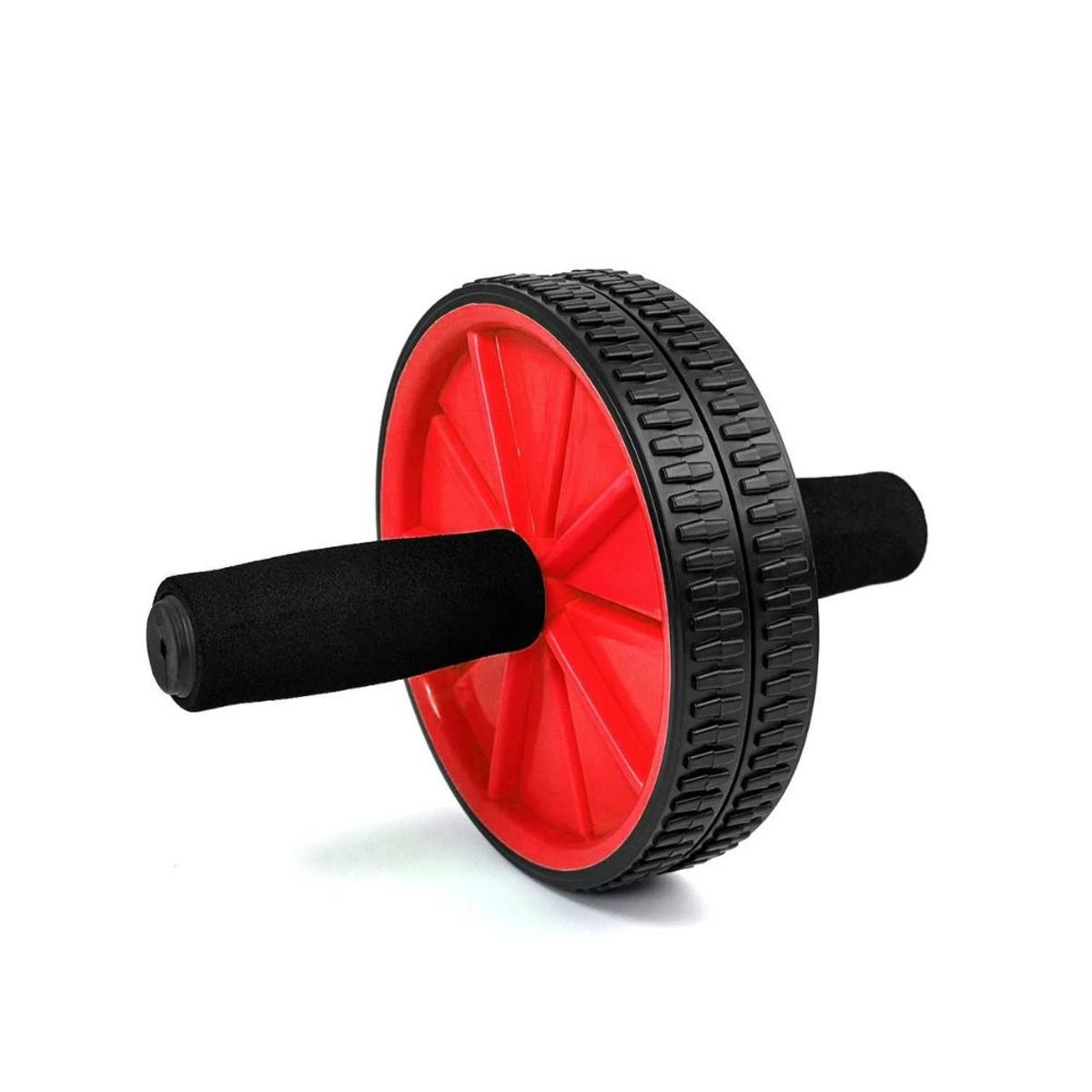 URBAN FIT - Rueda abdominal con almohadilla protectora  - Rojo