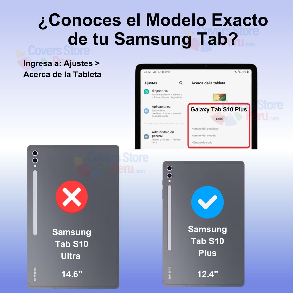 GENERICO - Funda para Samsung Tab S10 Plus 124 Imantada Rosada