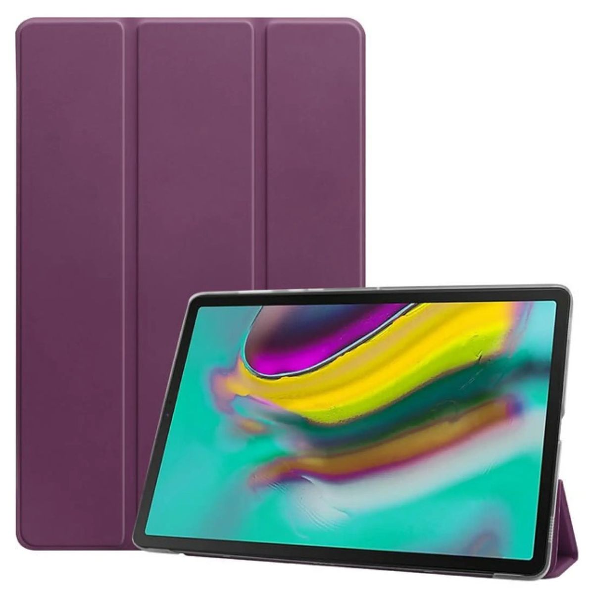 GENERICO - Funda para Samsung Tab A7 Lite 87 Imantada Morada