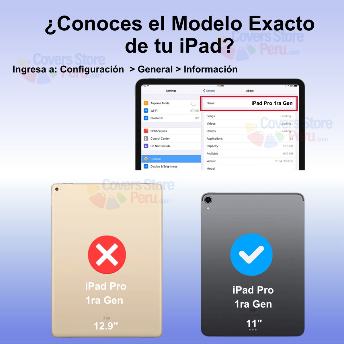 GENERICO - Funda para iPad Pro 1ra Gen 11 Imantada Antishock Morada