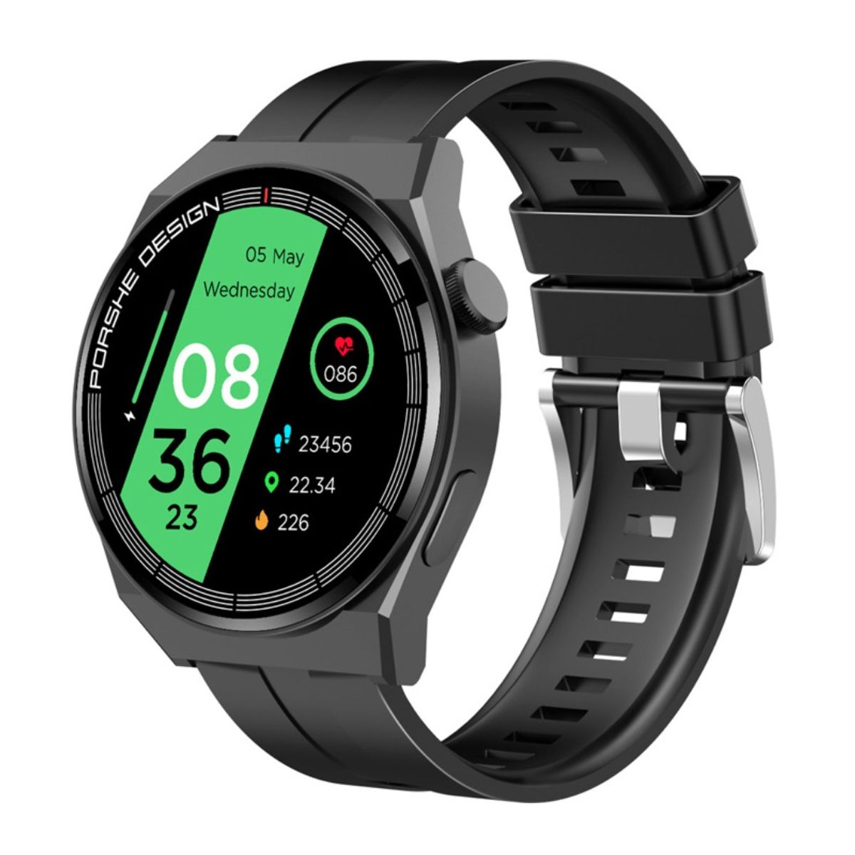 GENERICO - Smartwatch con Llamadas Bluetooth Notificaciones y Salud Android iOS